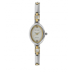 Raga White Dial Metal Strap Watch NL9717BM01