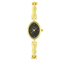 Raga Black Dial Metal Strap Watch NE2370YM04