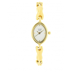 Raga White Dial Metal Strap Watch NL2370YM03