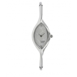 Raga Mother of Pearl Dial Silver Metal Strap Watch NK9701SM01