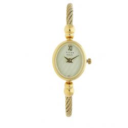 Raga Champagne Dial Watch with Metal Case NJ197YM01