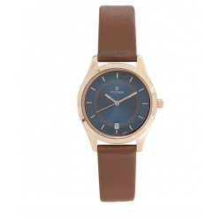 Workwear Watch with Blue Dial & Stainless Steel Strap NL2596WL03