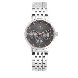 Workwear Watch with Anthracite Dial & Stainless Steel Strap 2569SM04