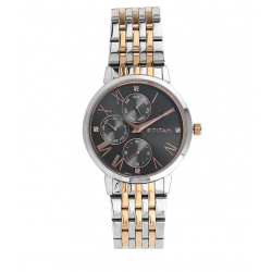 Workwear Watch with Anthracite Dial & Stainless Steel Strap 2569KM03