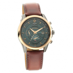 Arc Royal from Maritime - Sea Green Chronograph Watch with Lateen sail inspired indices