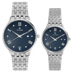 Bandhan Blue Dial Stainless Steel Strap Watches NL9400194201SM01