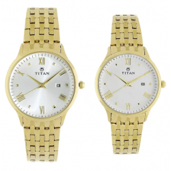 Bandhan White Dial Stainless Steel Strap Watches 9400194201YM01