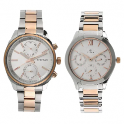 Bandhan White Dial Stainless Steel Strap Watches 17332570KM01