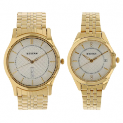Bandhan Silver Dial Stainless Steel Strap Watches NK16362565YM01