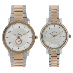 Bandhan Silver Dial Stainless Steel Strap Watches NL94402554KM01
