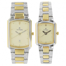 Champagne Dial Silver Stainless Steel Strap Watches NK19552955BM02