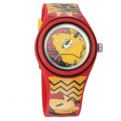 Iron Mon Red Dial Analog Watch with Red Plastic Strap C4048PP26