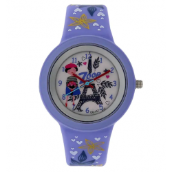 Travel White Dial Plastic Strap NK26006PP02