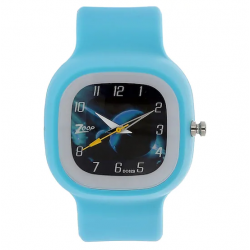 Space Age Blue Dial Plastic Strap NEC3030PP09C