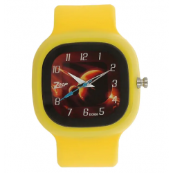 Space Age Brown Dial Plastic Strap NEC3030PP06C