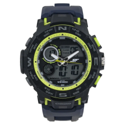Neon from SF - Blue Ana-Digi Watch