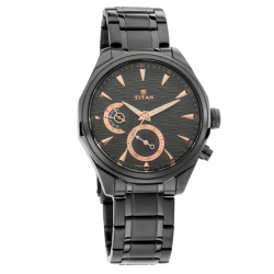 Voyager from Maritime - Multifunction Watch with Sea wave pattern on White Dial 1829NM01
