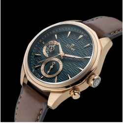 Voyager from Maritime - Multifunction Watch with Sea wave pattern on Sea Green Dial 1829QL01