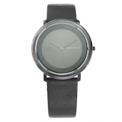 Mizu by Edge Zen Anthracite Dial Leather Strap Watch 1778NL01