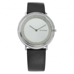 Mizu by Edge Zen Silver Dial Leather Strap Watch 1778SL01