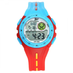 Digital Red Strap Watch 16007PP03