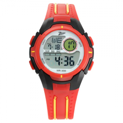 Digital Red Strap Watch 16008PP01