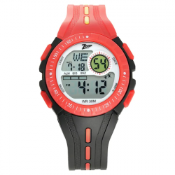 Digital Watch with Black Strap 16007PP01
